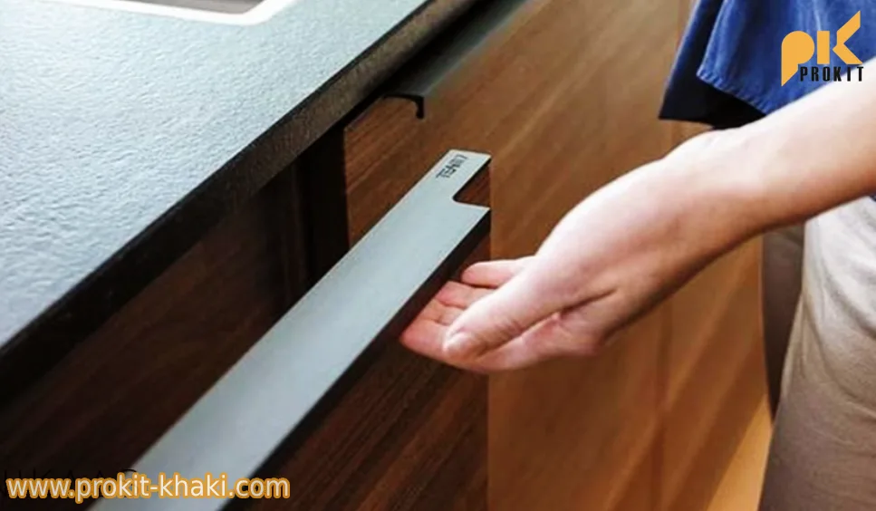 انواع مدل های دستگیره مخفی کابینت