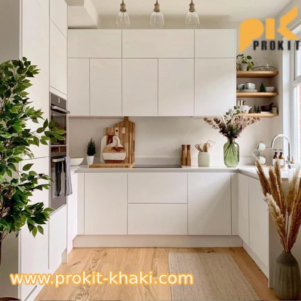 کابینت_های براق برای آشپزخانه_های کوچک