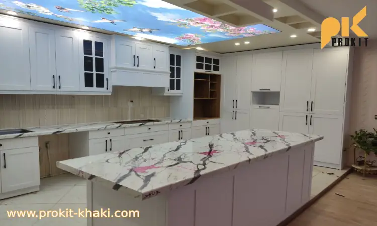 قیمت کابینت نئوکلاسیک تمام سفید