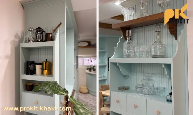 طراحی کابینت پاستیلی نئوکلاسیک