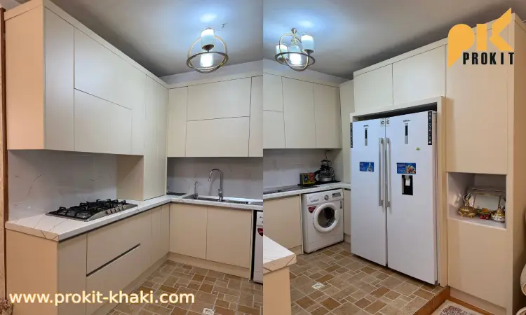 هزینه کابینت کرم نئوکلاسیک