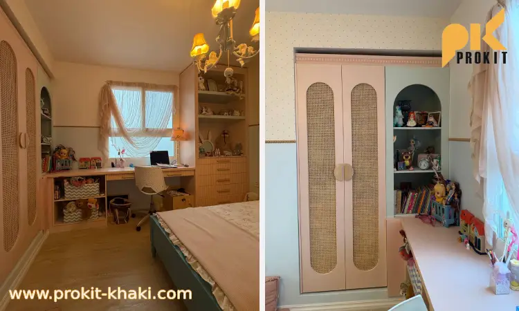 کمد دیواری کرم نئوکلاسیک